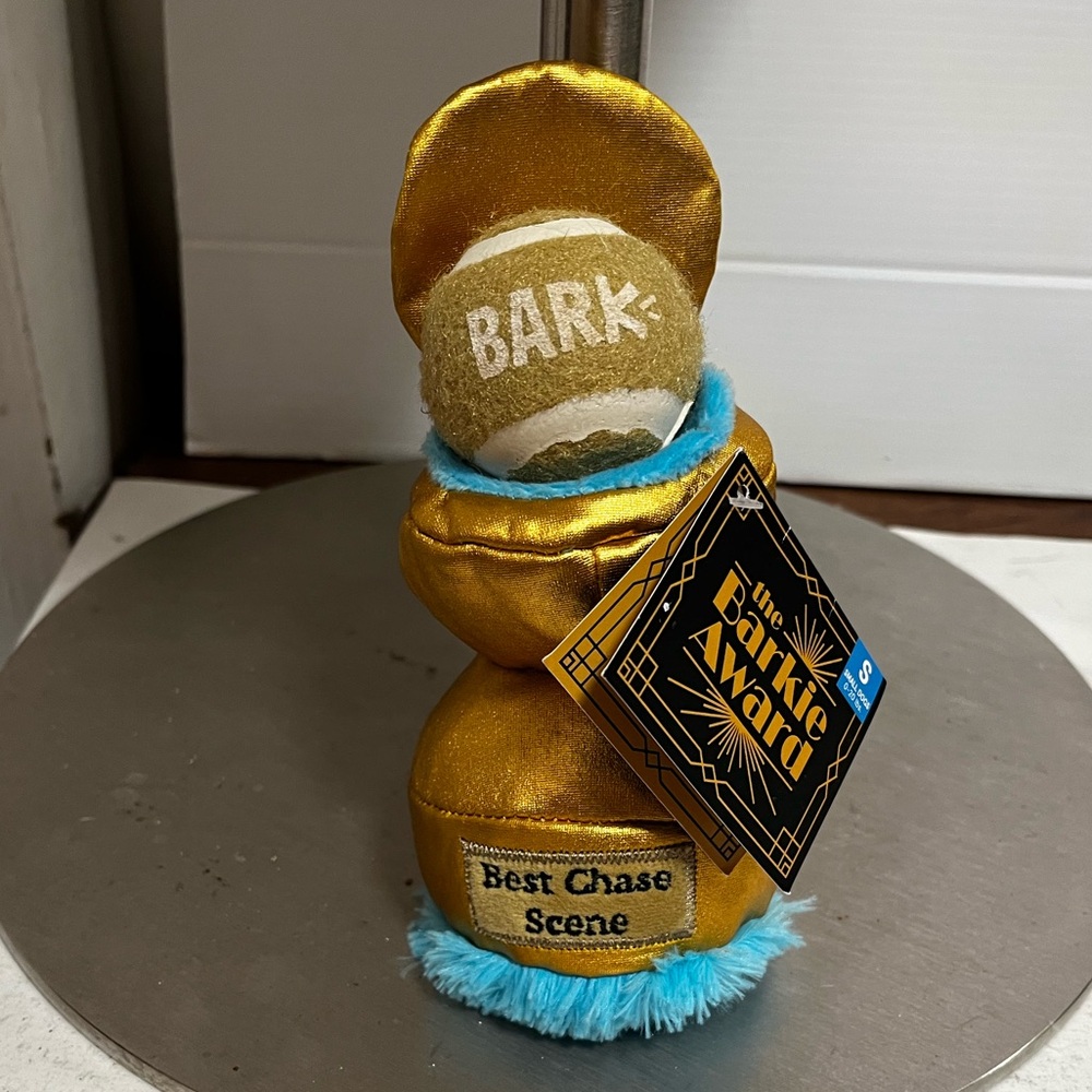 BARKBOX The Barkie Award Dog Toy Trophy
